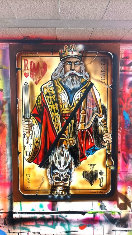 God save the King - Acrylique sur toile 130×89 cm