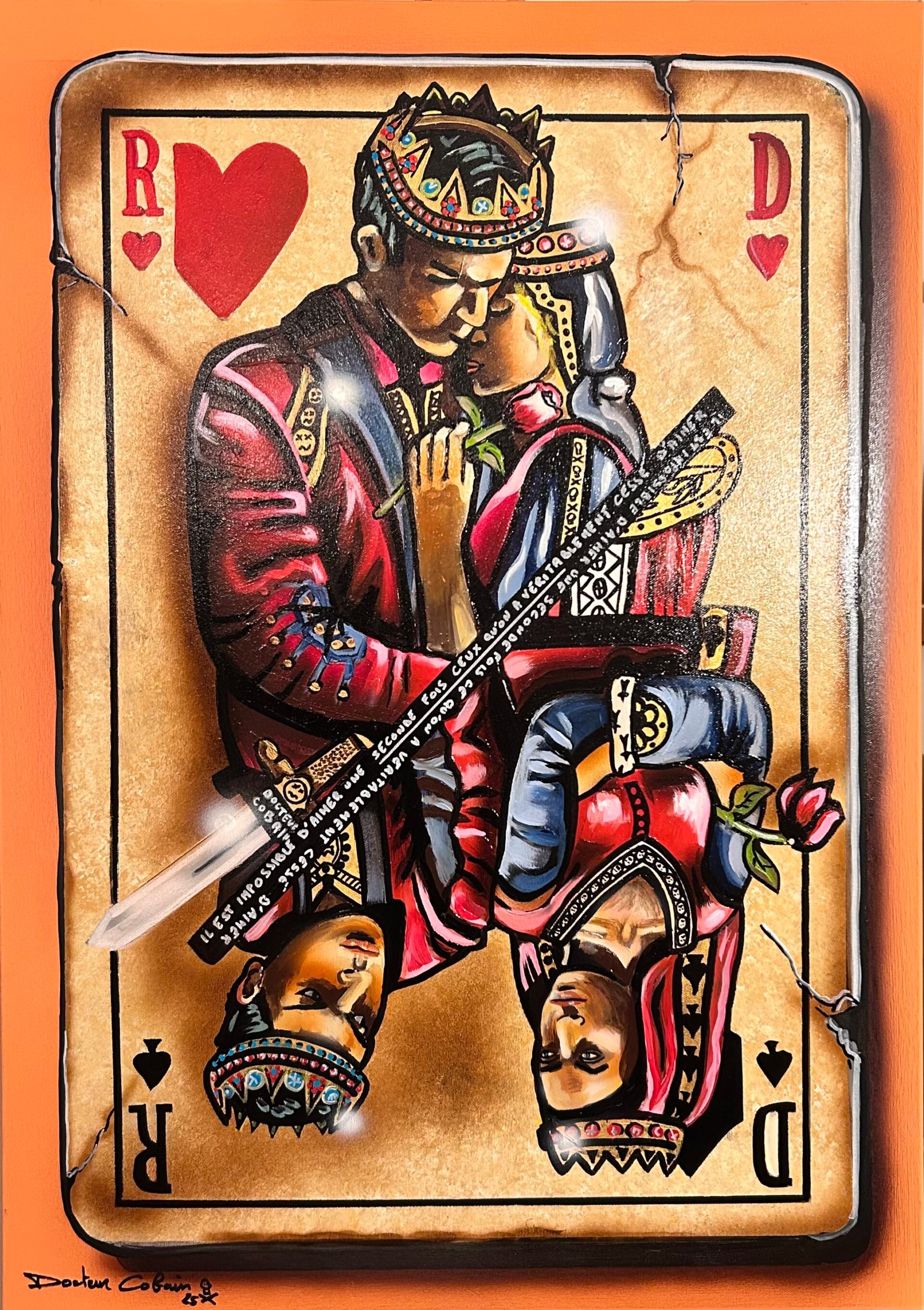 LA FIN EST LE DEBUT, 2025 – 92 x 65 cm