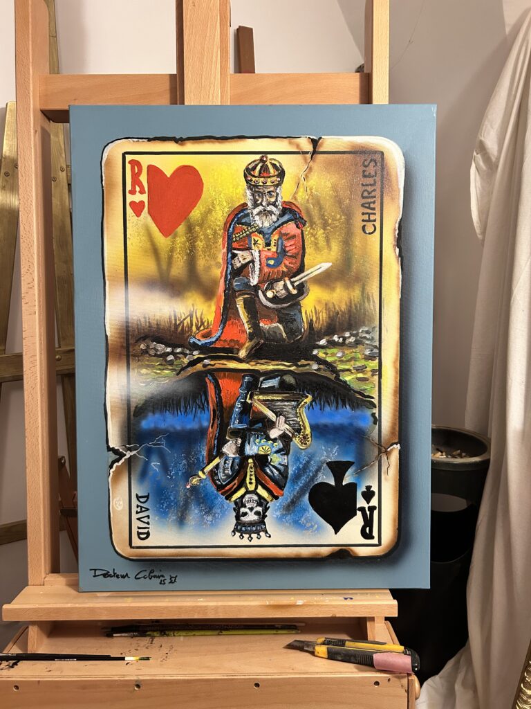 LE REFLET DE LA VERITE, 2024 - Huile sur toile 73x54cm.