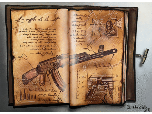 LE SOUFFLE DE LA MORT, 2025 – Huile sur toile – 50x70 cm.